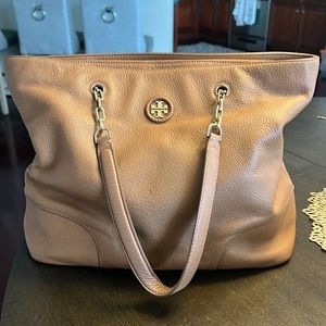 Tory Burch brown leather shoulder bag